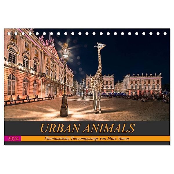 Urban Animals (Tischkalender 2024 DIN A5 quer), CALVENDO Monatskalender, Marc Vamos