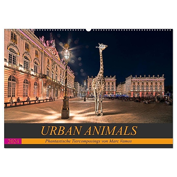 Urban Animals (Wandkalender 2024 DIN A2 quer), CALVENDO Monatskalender, Marc Vamos