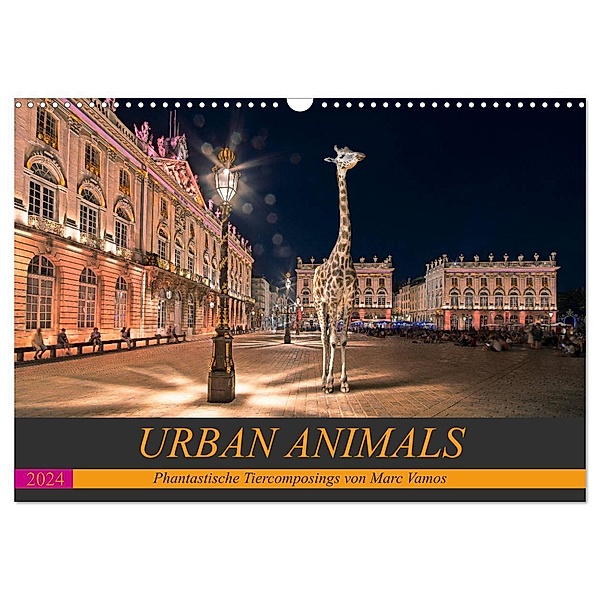 Urban Animals (Wandkalender 2024 DIN A3 quer), CALVENDO Monatskalender, Marc Vamos