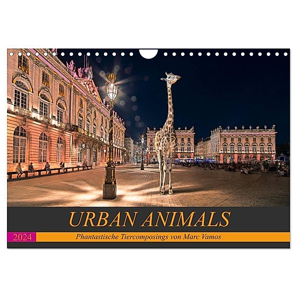 Urban Animals (Wandkalender 2024 DIN A4 quer), CALVENDO Monatskalender, Marc Vamos