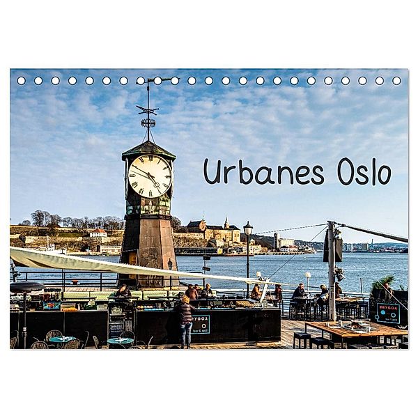 Urbanes Oslo (Tischkalender 2024 DIN A5 quer), CALVENDO Monatskalender, Dirk rosin