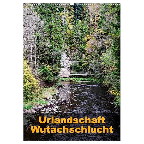 Urlandschaft Wutachschlucht (Wandkalender 2024 DIN A2 hoch), CALVENDO Monatskalender, Simone Hug