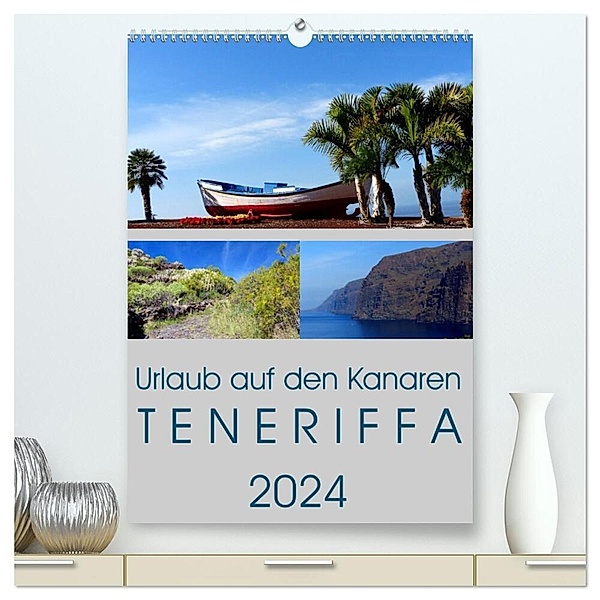 Urlaub auf den Kanaren - Teneriffa (hochwertiger Premium Wandkalender 2024 DIN A2 hoch), Kunstdruck in Hochglanz, Lucy M. Laube