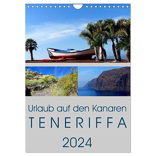 Urlaub auf den Kanaren - Teneriffa (Wandkalender 2024 DIN A4 hoch), CALVENDO Monatskalender, Lucy M. Laube