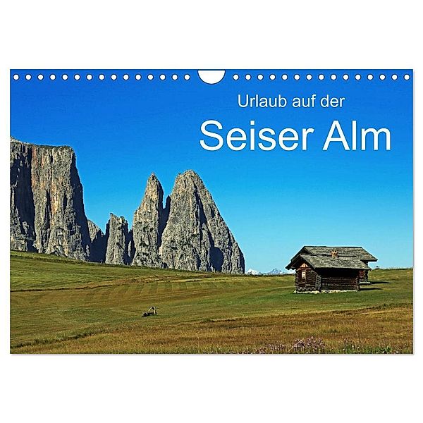 Urlaub auf der Seiser Alm (Wandkalender 2024 DIN A4 quer), CALVENDO Monatskalender, Klaus Eppele