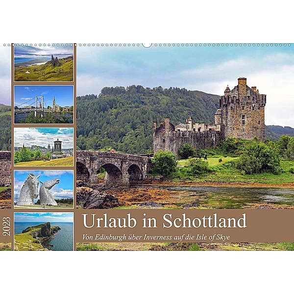 Urlaub in Schottland (Wandkalender 2023 DIN A2 quer), Klaus Eppele
