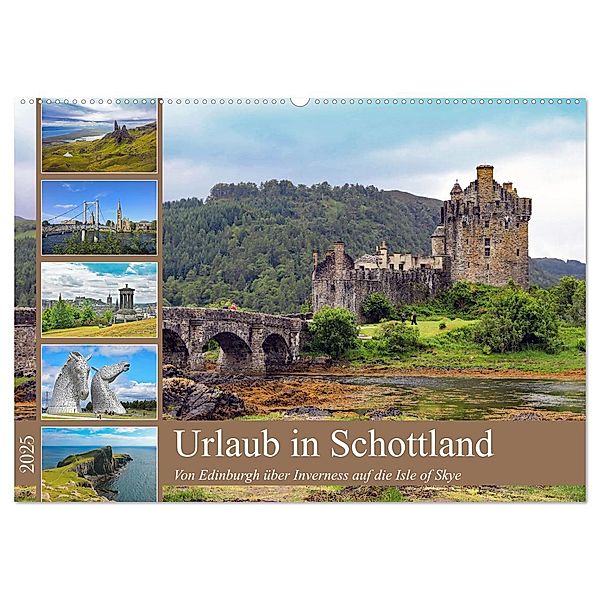 Urlaub in Schottland (Wandkalender 2025 DIN A2 quer), CALVENDO Monatskalender, Calvendo, Klaus Eppele