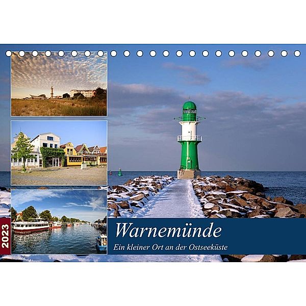 Urlaub in Warnemünde (Tischkalender 2023 DIN A5 quer), Thomas Deter