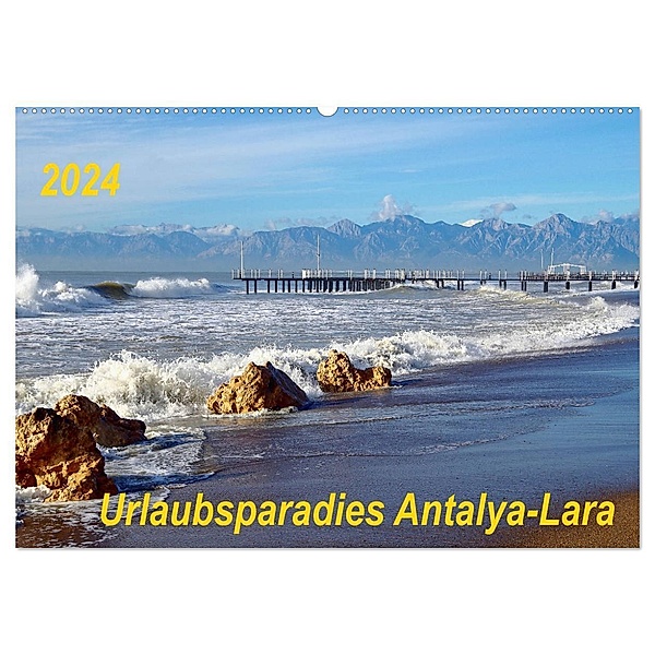 Urlaubsparadies Antalya-Lara (Wandkalender 2024 DIN A2 quer), CALVENDO Monatskalender, Thilo Seidel