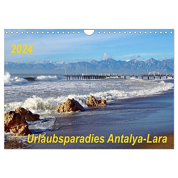 Urlaubsparadies Antalya-Lara (Wandkalender 2024 DIN A4 quer), CALVENDO Monatskalender, Thilo Seidel