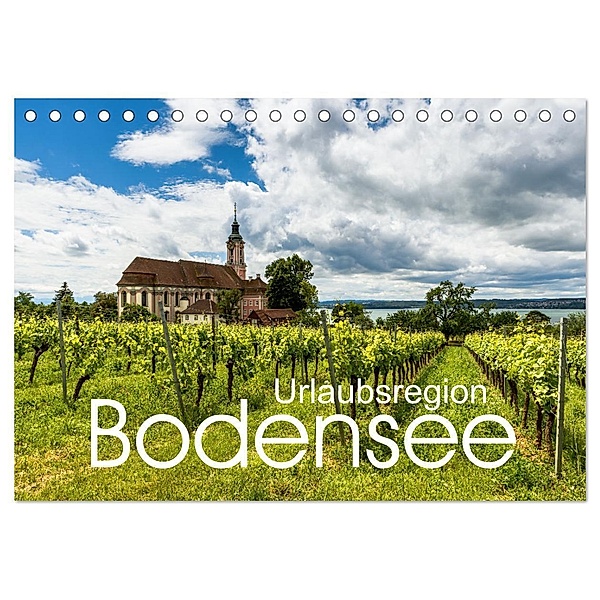 Urlaubsregion Bodensee (Tischkalender 2024 DIN A5 quer), CALVENDO Monatskalender, Conny Pokorny