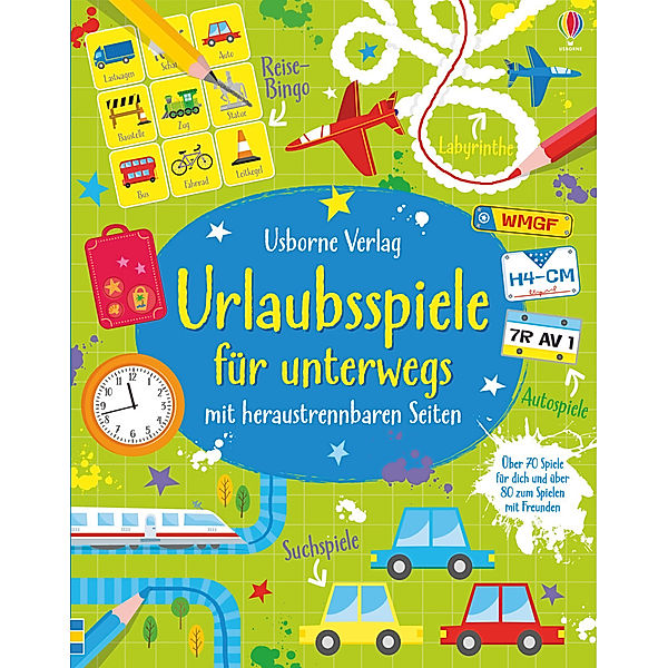 Usborne Verlag Urlaubsspiele für unterwegs, Simon Tudhope, Sam Smith