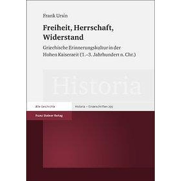 Ursin, F: Freiheit, Herrschaft, Widerstand, Frank Ursin