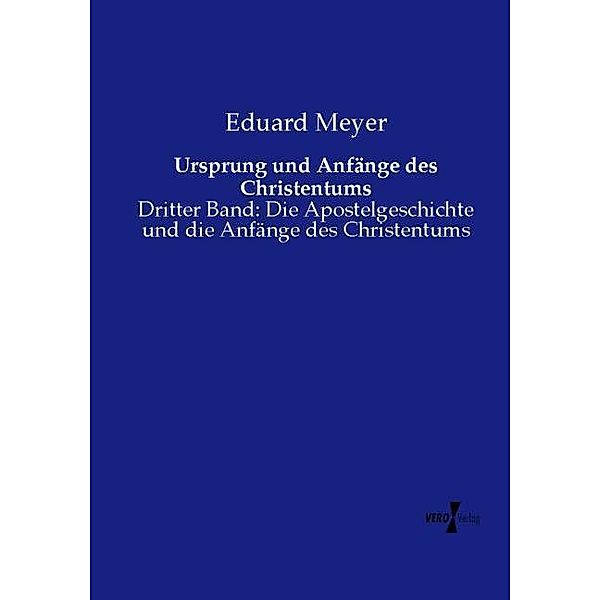 Ursprung und Anfänge des Christentums, Eduard Meyer