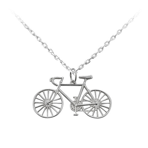 Ursula Christ Anhänger Fahrrad      Silber 925
