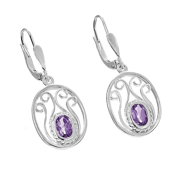 Ursula Christ Ohrhänger Amethyst Silber 925