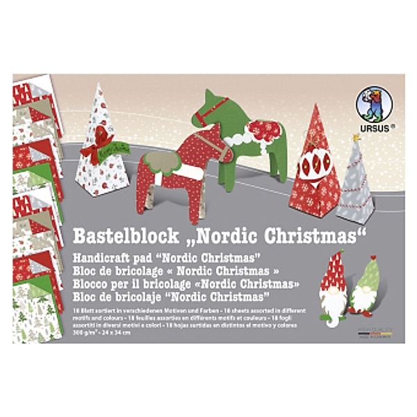 URSUS Bastelblock Nordic Christmas