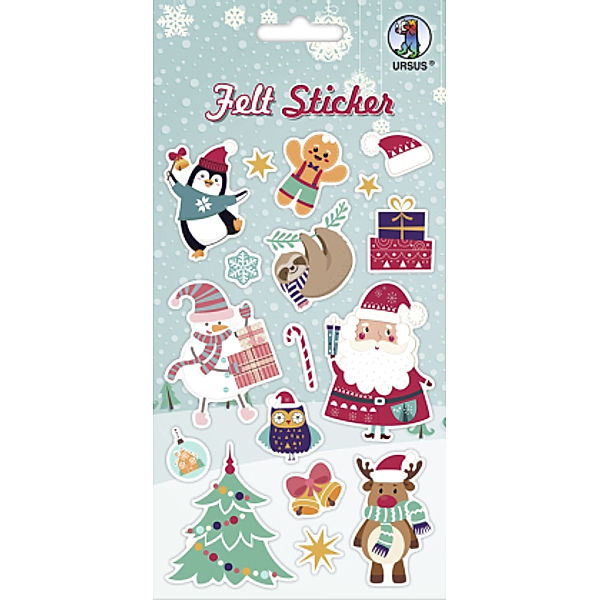 URSUS Filz-Sticker Weihnachten