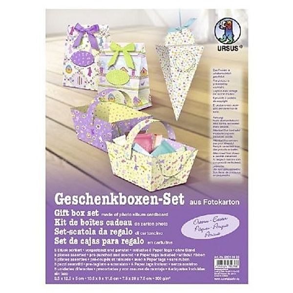 URSUS Geschenkboxen-Set Ostern