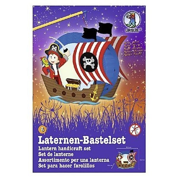 URSUS Laternen-Bastelset Easy Line - Pirat