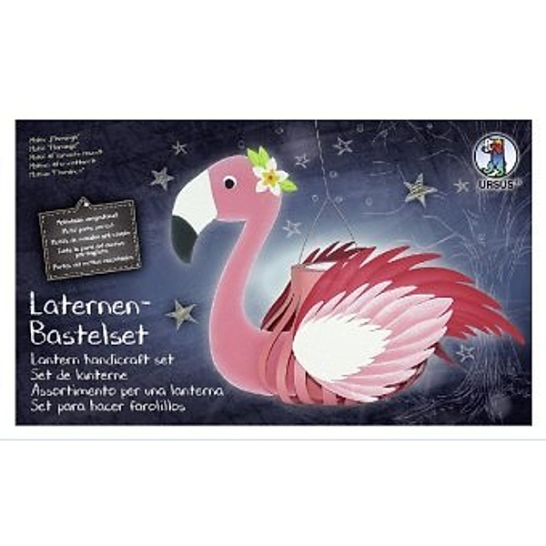 URSUS Laternen-Bastelset Flamingo