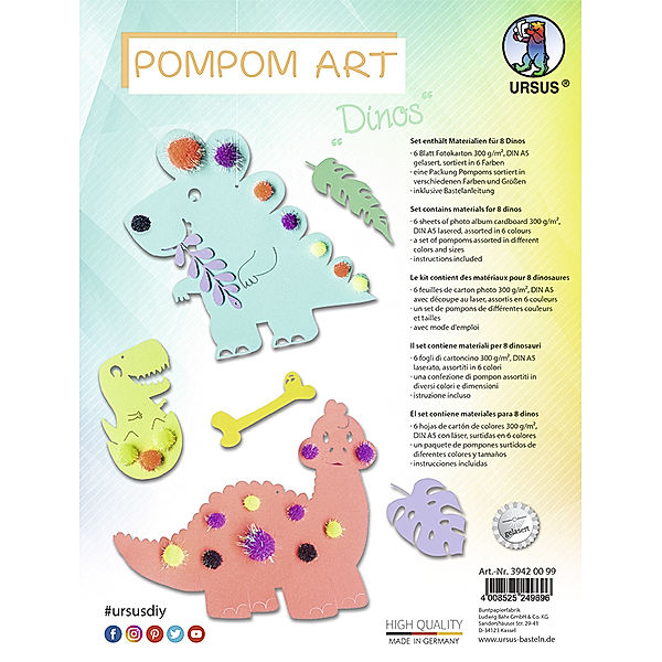 URSUS - Pompon Art Dinos