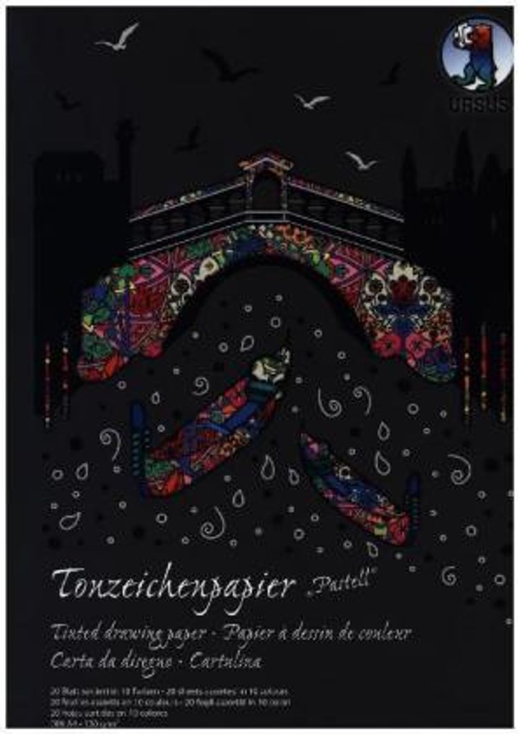 URSUS Tonzeichenpapier-Block Sonderedition - Pastell 130 g m², DIN A4, 20  Blatt sortiert in 10 Farben | Weltbild.de