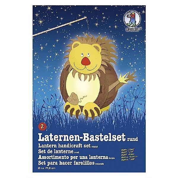 URSUS - URSUS Laternen-Bastelset rund Löwe