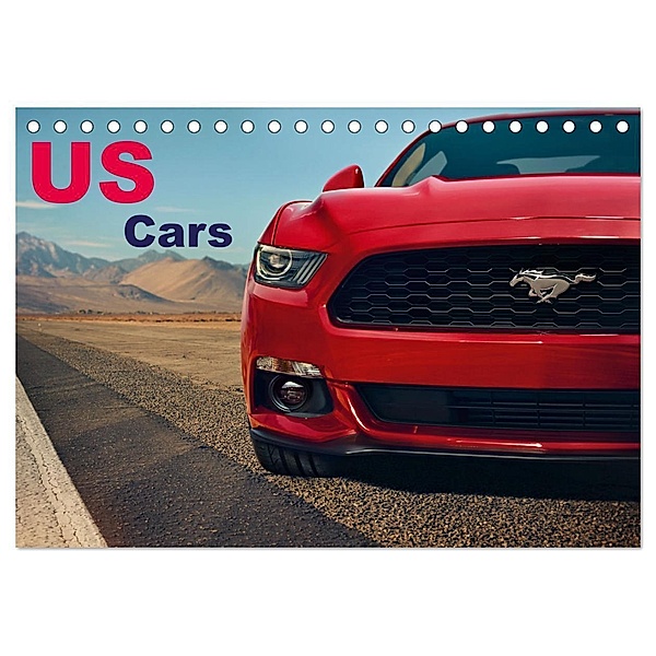 US Cars Kalender (Tischkalender 2024 DIN A5 quer), CALVENDO Monatskalender, insideportugal