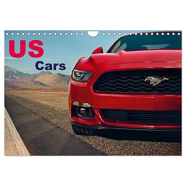 US Cars Kalender (Wandkalender 2024 DIN A4 quer), CALVENDO Monatskalender, insideportugal