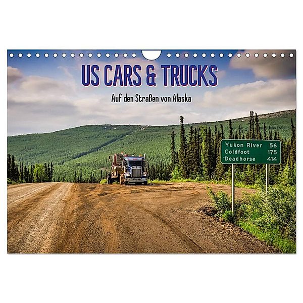 US Cars & Trucks in Alaska / CH-Version (Wandkalender 2024 DIN A4 quer), CALVENDO Monatskalender, Marcel Wenk