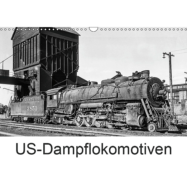 US-Dampflokomotiven (Wandkalender 2019 DIN A3 quer), Michael Schulz-Dostal