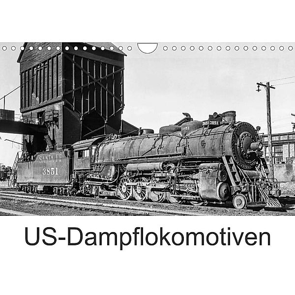 US-Dampflokomotiven (Wandkalender 2023 DIN A4 quer), Michael Schulz-Dostal