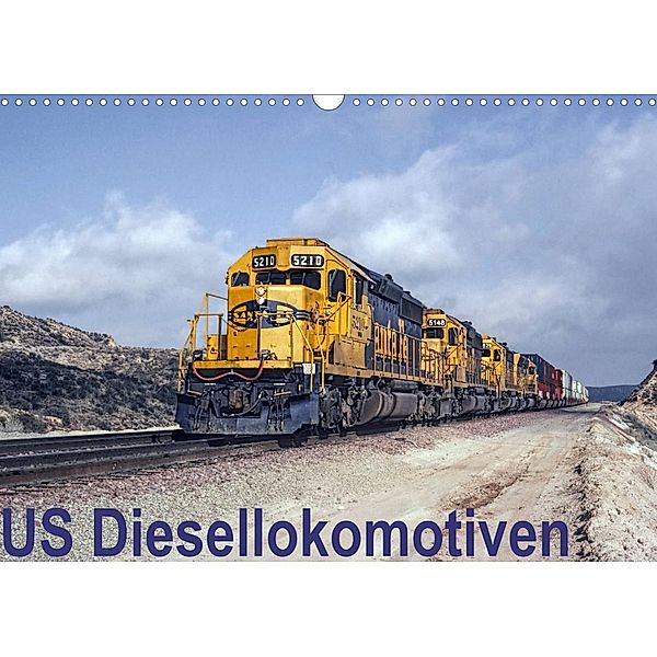 US Diesellokomotiven (Wandkalender 2023 DIN A3 quer), Michael Schulz-Dostal