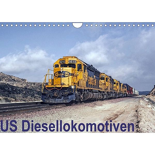 US Diesellokomotiven (Wandkalender 2023 DIN A4 quer), Michael Schulz-Dostal