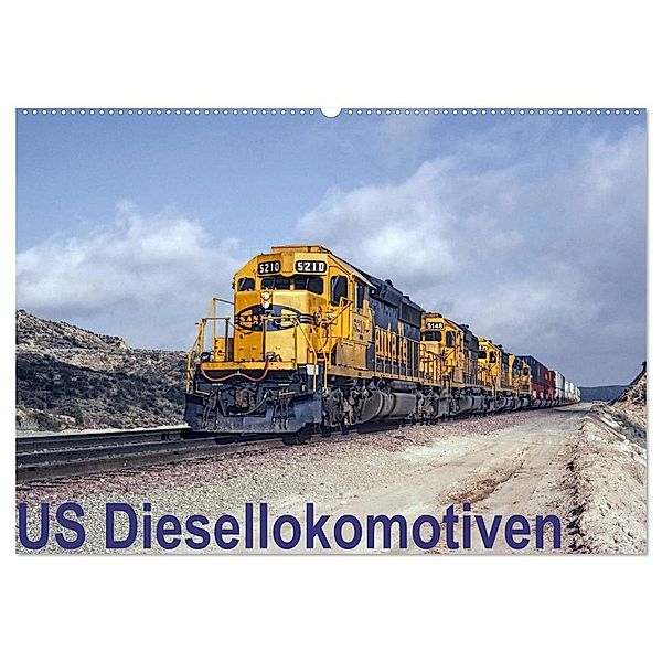 US Diesellokomotiven (Wandkalender 2024 DIN A2 quer), CALVENDO Monatskalender, Michael Schulz-Dostal