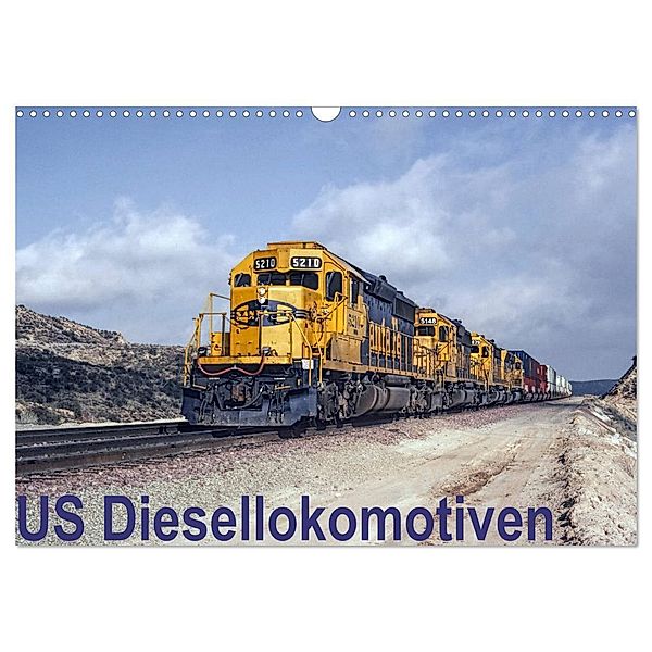 US Diesellokomotiven (Wandkalender 2024 DIN A3 quer), CALVENDO Monatskalender, Michael Schulz-Dostal