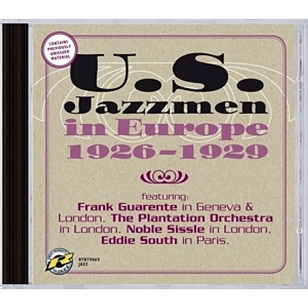 Us Jazzmen In Europe 1926-1929, Frank Guarente, The Plantation Orchestra, Sissl
