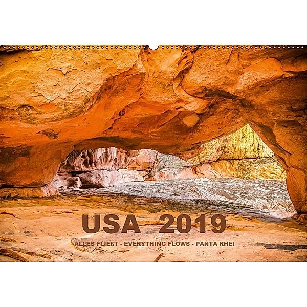 USA 2019 - Alles fließt - Everything flows - Panta rhei (Wandkalender 2019 DIN A2 quer), Mona Stut