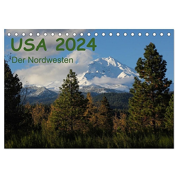 USA 2024 - Der Nordwesten (Tischkalender 2024 DIN A5 quer), CALVENDO Monatskalender, Frank Zimmermann