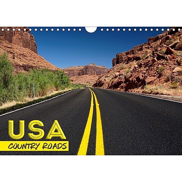 USA Country Roads (Wall Calendar 2017 DIN A4 Landscape), Melanie Viola