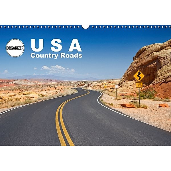 USA Country Roads (Wall Calendar 2018 DIN A3 Landscape), Melanie Viola