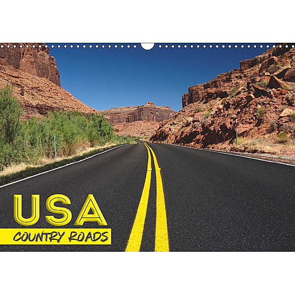 USA Country Roads (Wall Calendar 2019 DIN A3 Landscape), Melanie Viola