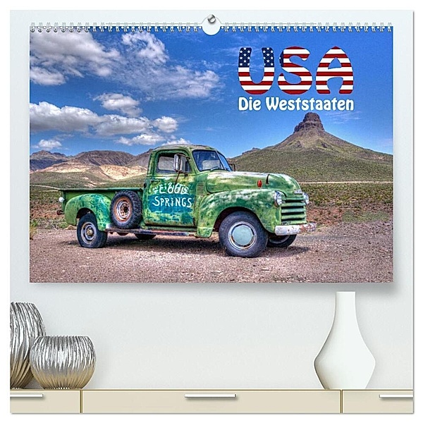 USA - Die Weststaaten (hochwertiger Premium Wandkalender 2025 DIN A2 quer), Kunstdruck in Hochglanz, Calvendo, Michael Matziol