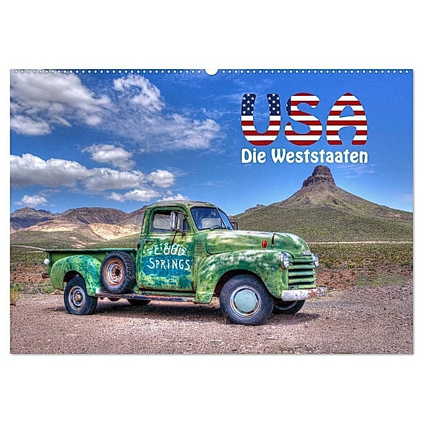 USA - Die Weststaaten (Wandkalender 2024 DIN A2 quer), CALVENDO Monatskalender, Michael Matziol