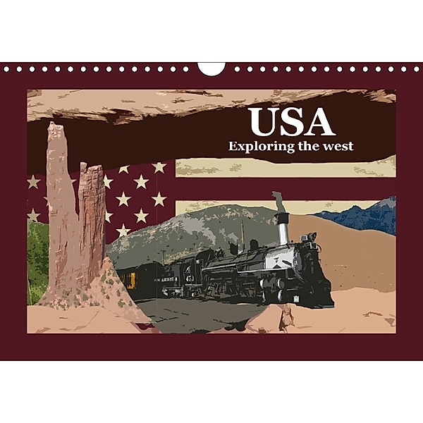 USA - Exploring the west (Wandkalender 2014 DIN A4 quer), Larsen