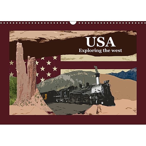 USA - Exploring the west (Wandkalender 2018 DIN A3 quer), Larsen