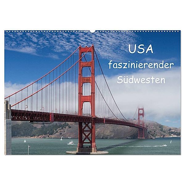 USA - faszinierender Südwesten / CH-Version (Wandkalender 2024 DIN A2 quer), CALVENDO Monatskalender, Andrea Potratz