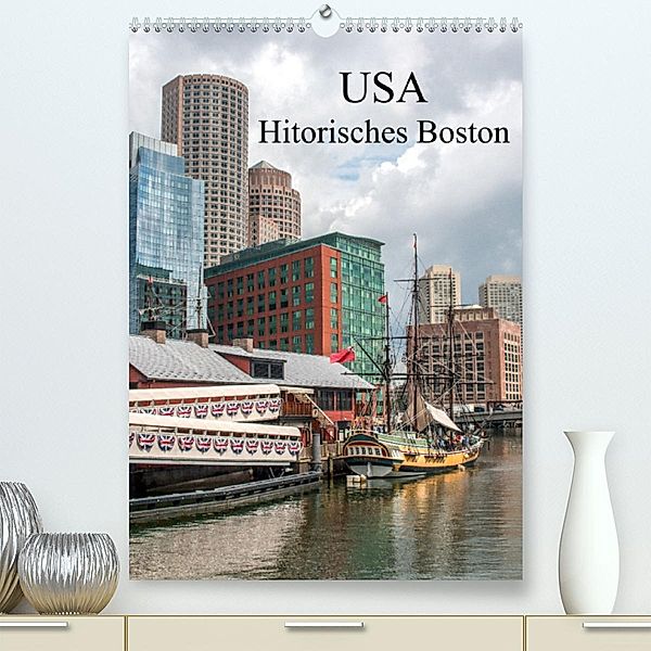 USA - Historisches Boston (Premium, hochwertiger DIN A2 Wandkalender 2023, Kunstdruck in Hochglanz), pixs:sell