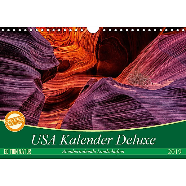 USA Kalender Deluxe (Wandkalender 2019 DIN A4 quer), Patrick Leitz